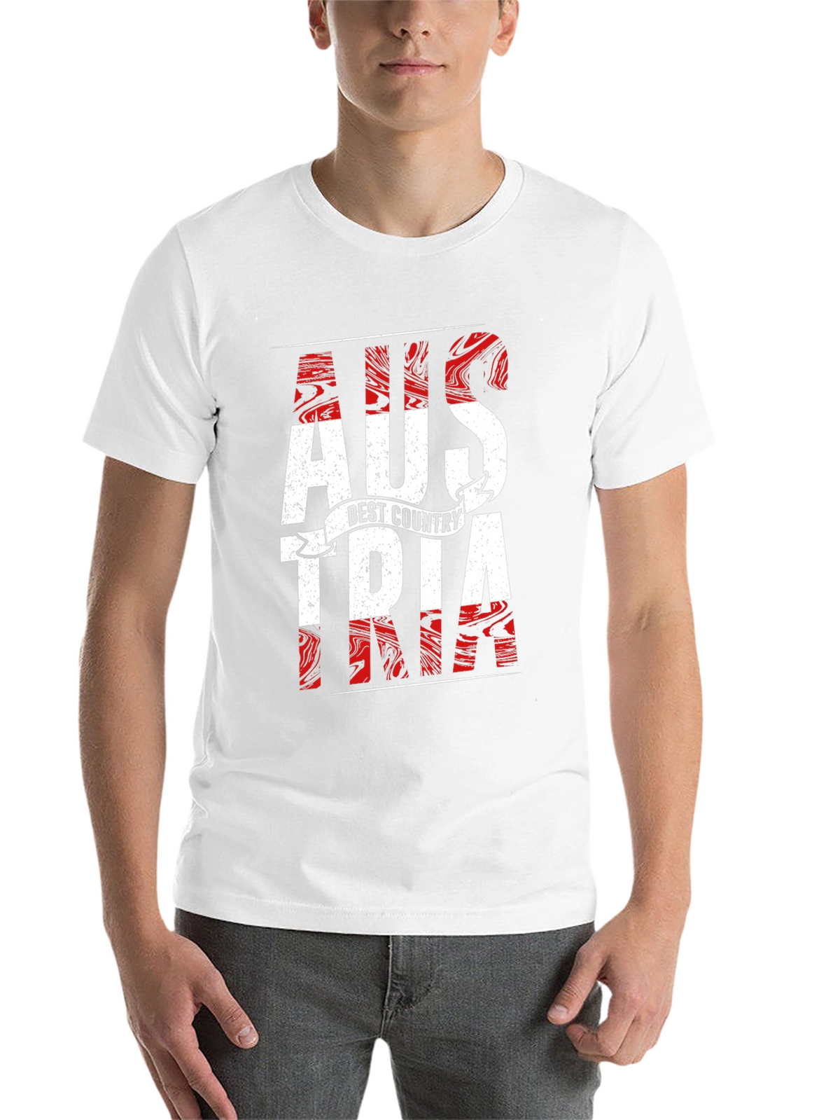 Austria Flag Pride Graphic T-Shirt
