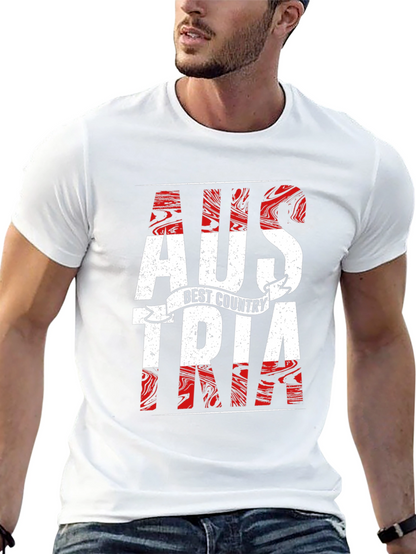 Austria Flag Pride Graphic T-Shirt