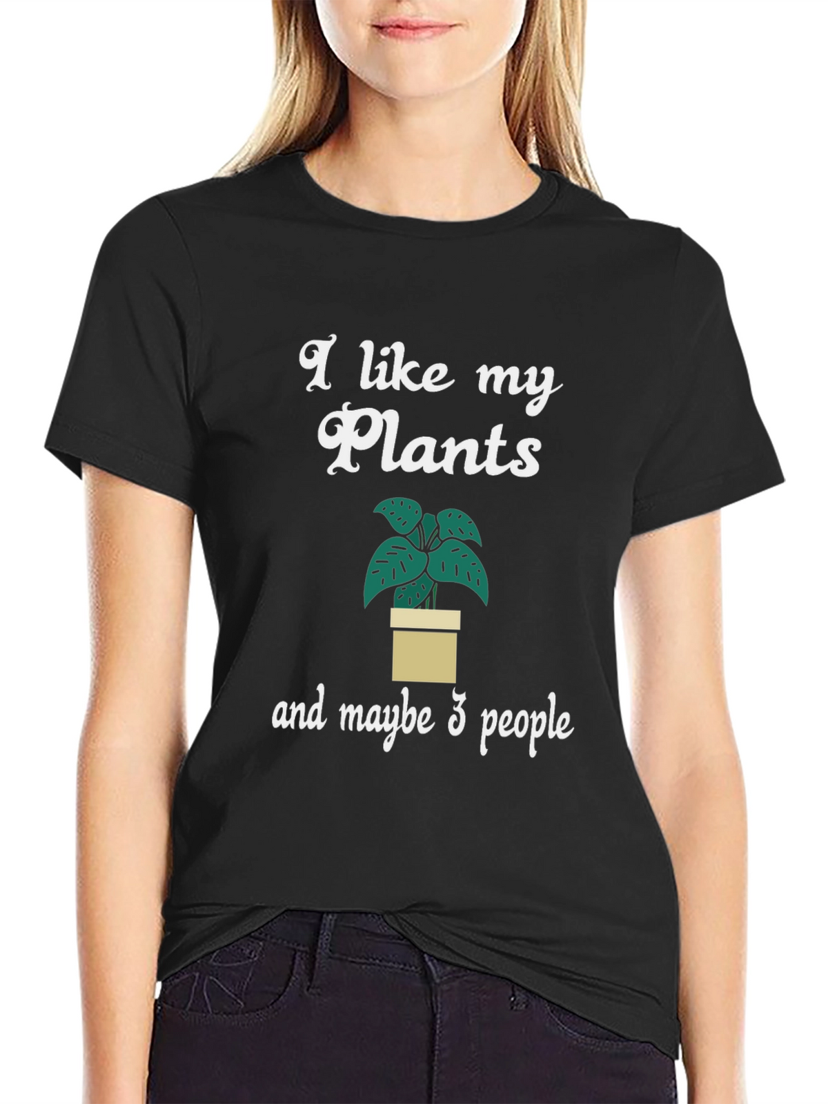 I Like My Plants and Maybe 3 People T-Shirt