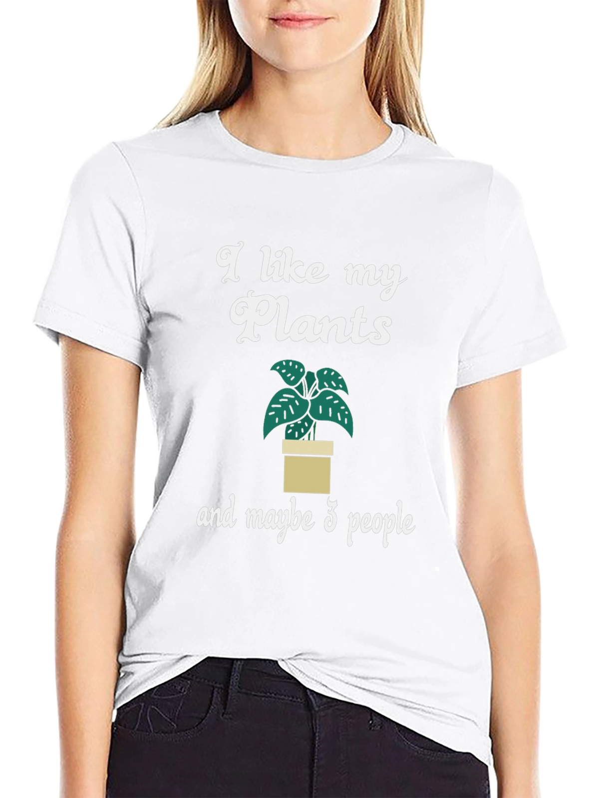I Like My Plants and Maybe 3 People T-Shirt