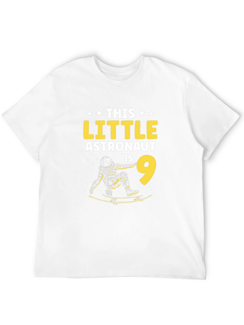 Astronaut Skateboard Birthday T-Shirt