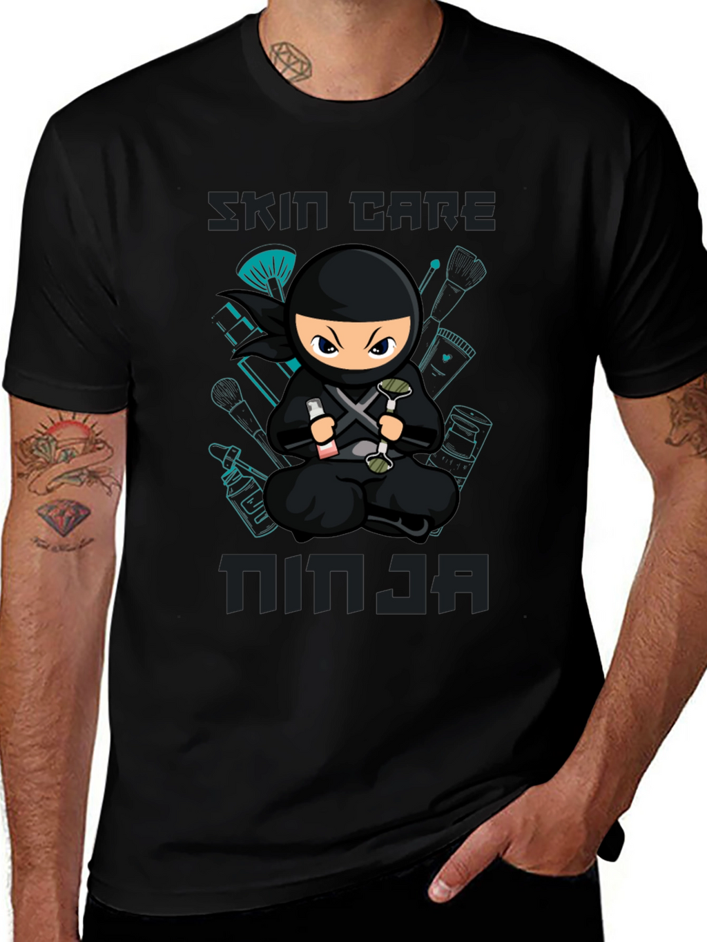 Skin Care Ninja T-Shirt - Unisex Graphic Tee