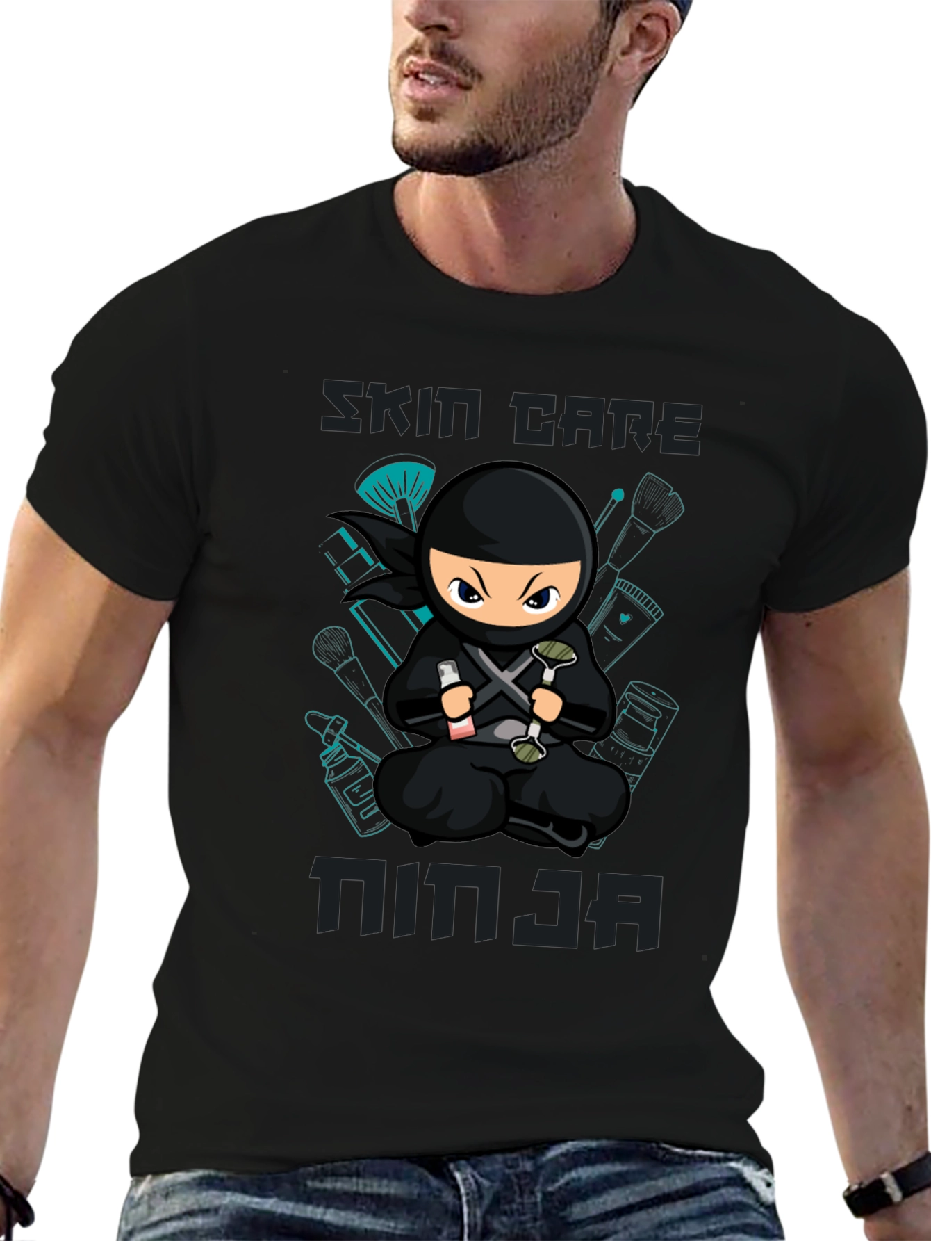 Skin Care Ninja T-Shirt - Unisex Graphic Tee