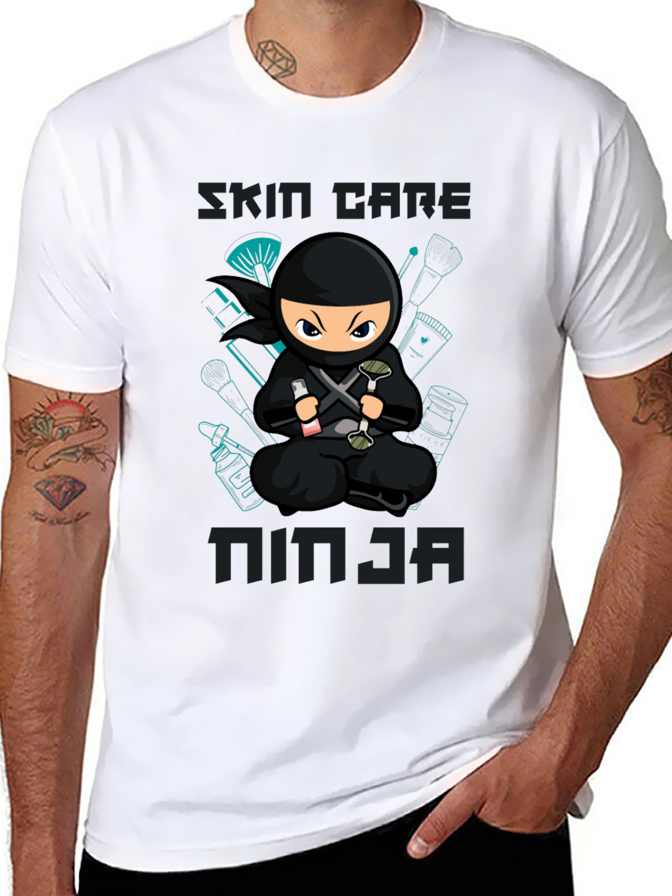 Skin Care Ninja T-Shirt - Unisex Graphic Tee