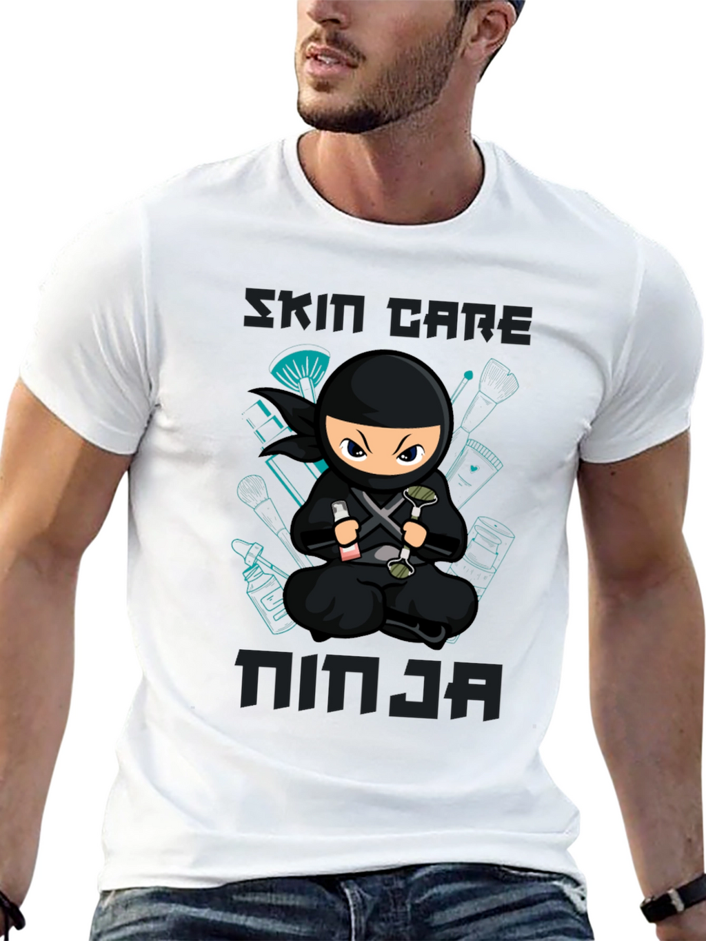 Skin Care Ninja T-Shirt - Unisex Graphic Tee