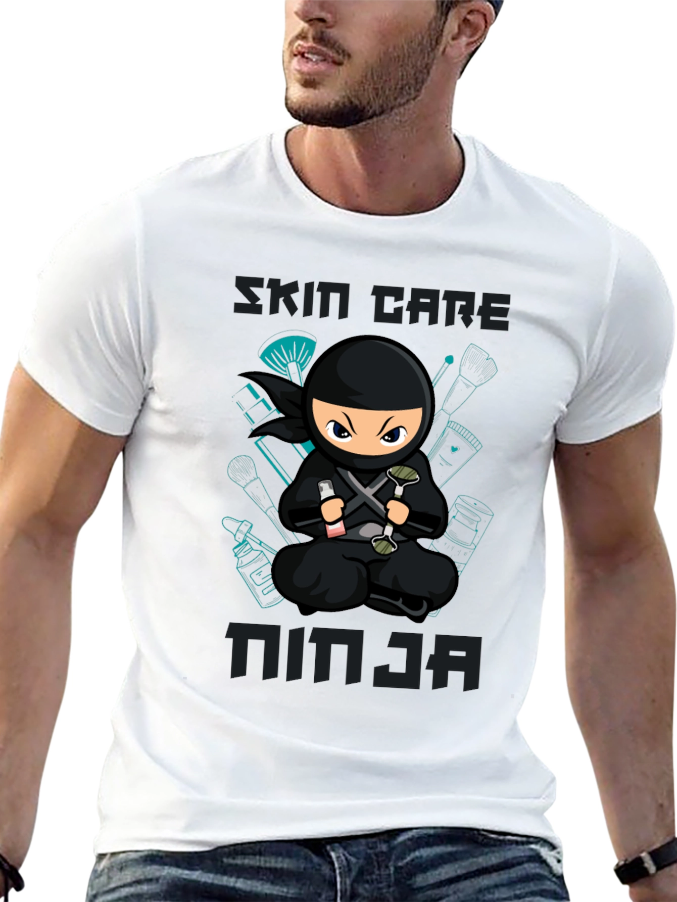 Skin Care Ninja T-Shirt - Unisex Graphic Tee
