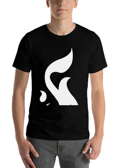 Orca Tail Black T-Shirt - Bold Graphic Tee