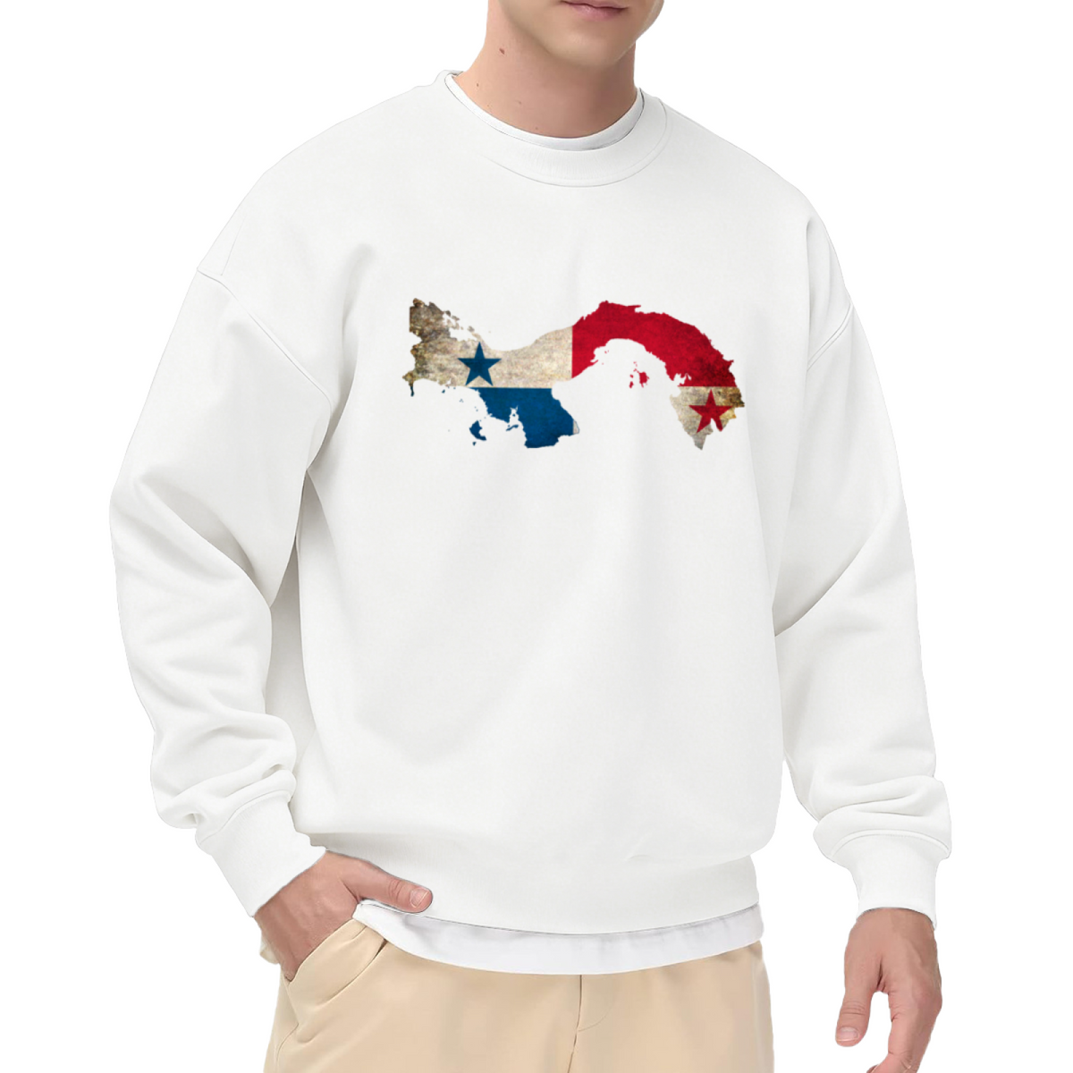Nicaragua Honduras Flag Map Sweatshirt | Vintage Distressed Country Graphic Crewneck, National Pride Pullover Top, Heritage Gift for Men Women