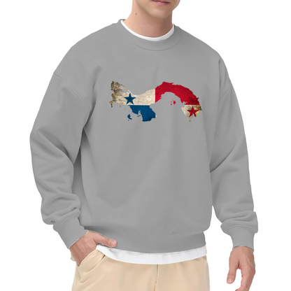 Nicaragua Honduras Flag Map Sweatshirt | Vintage Distressed Country Graphic Crewneck, National Pride Pullover Top, Heritage Gift for Men Women