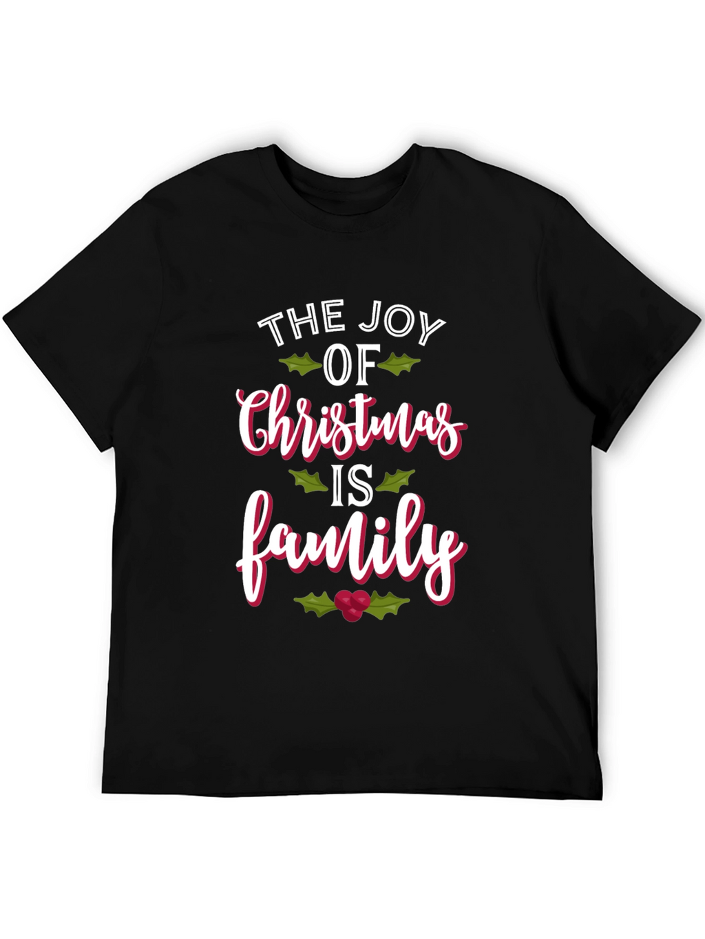 Joy of Christmas Family Holiday T-Shirt