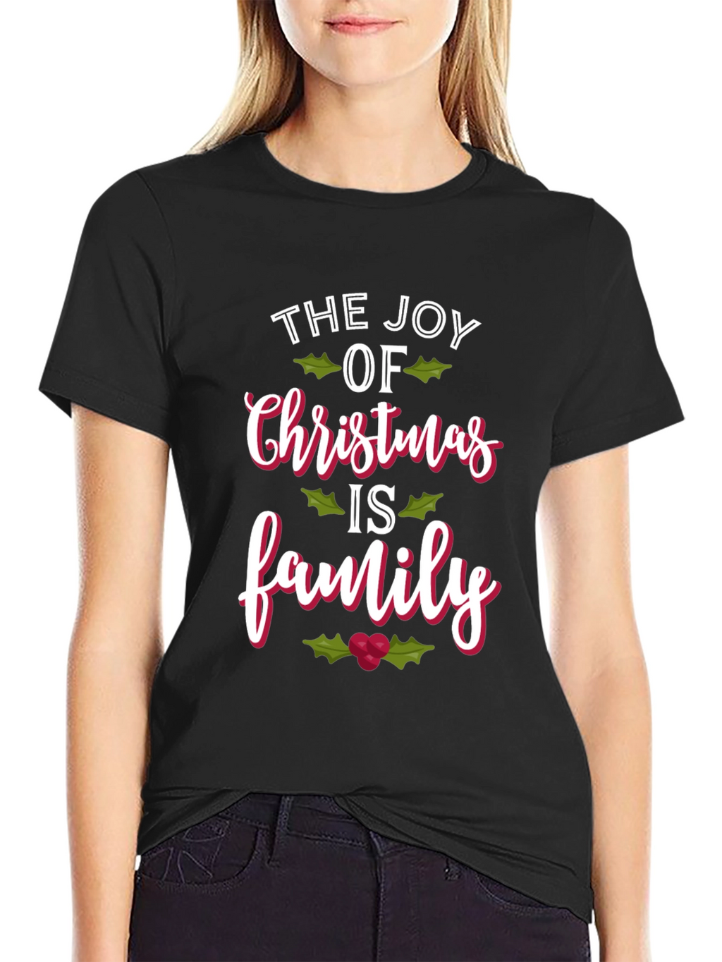 Joy of Christmas Family Holiday T-Shirt