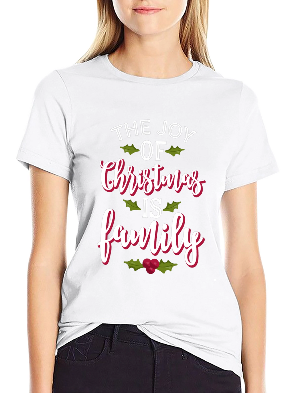 Joy of Christmas Family Holiday T-Shirt