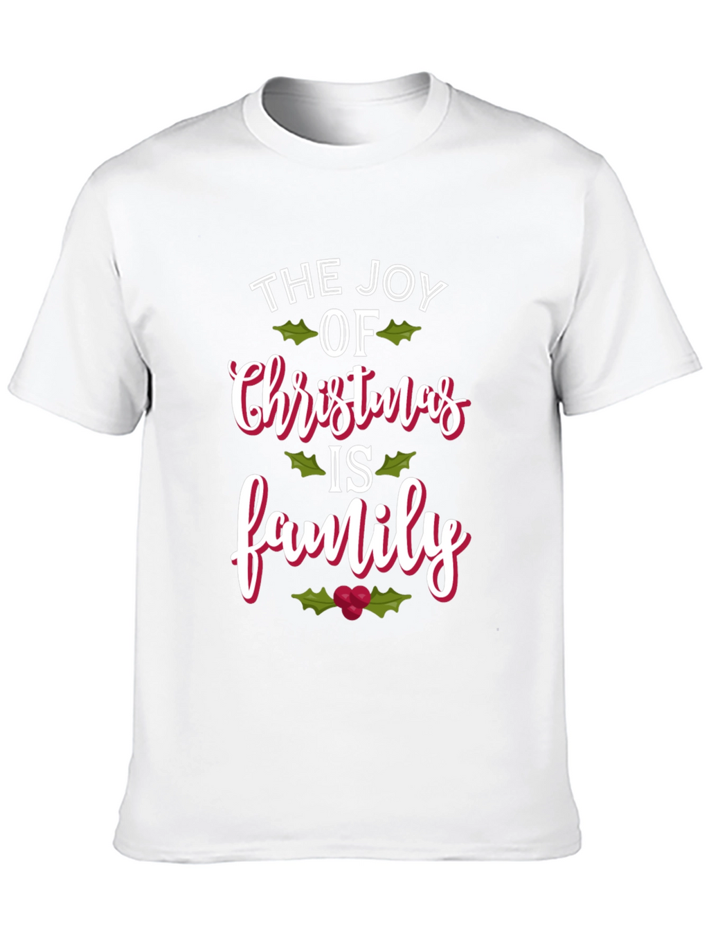 Joy of Christmas Family Holiday T-Shirt