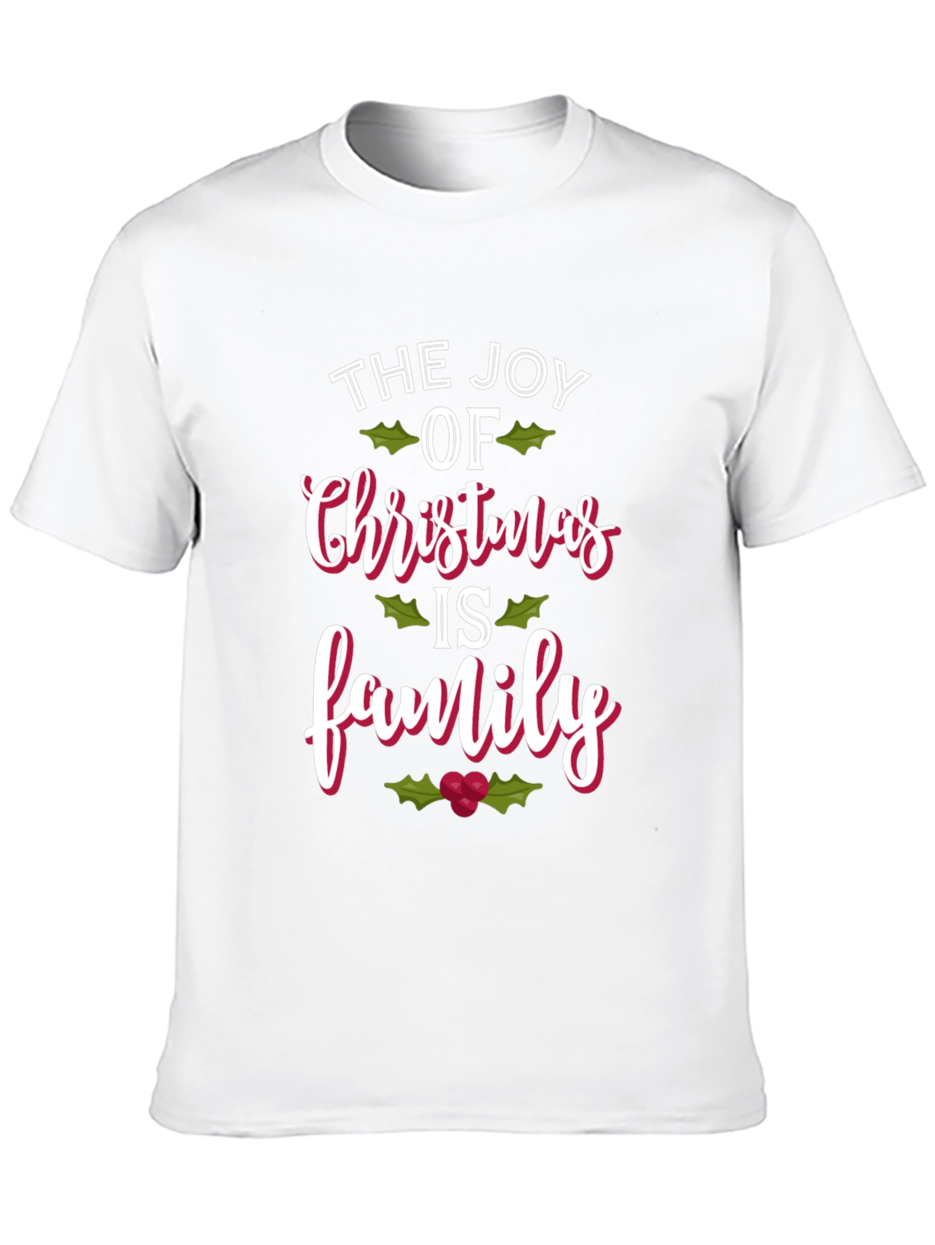 Joy of Christmas Family Holiday T-Shirt
