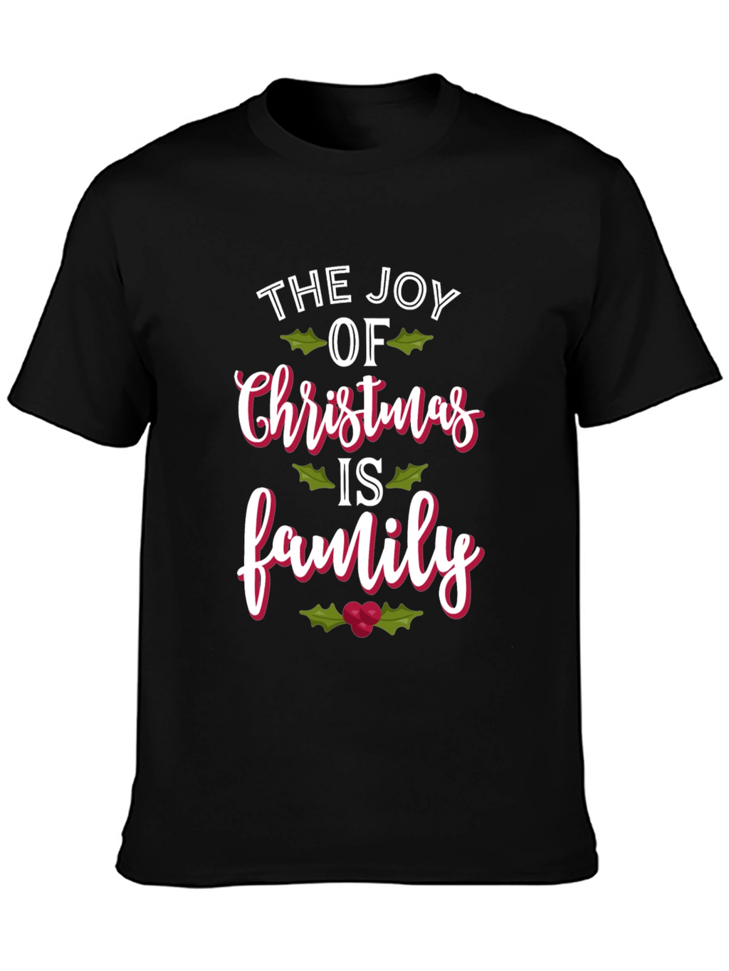 Joy of Christmas Family Holiday T-Shirt