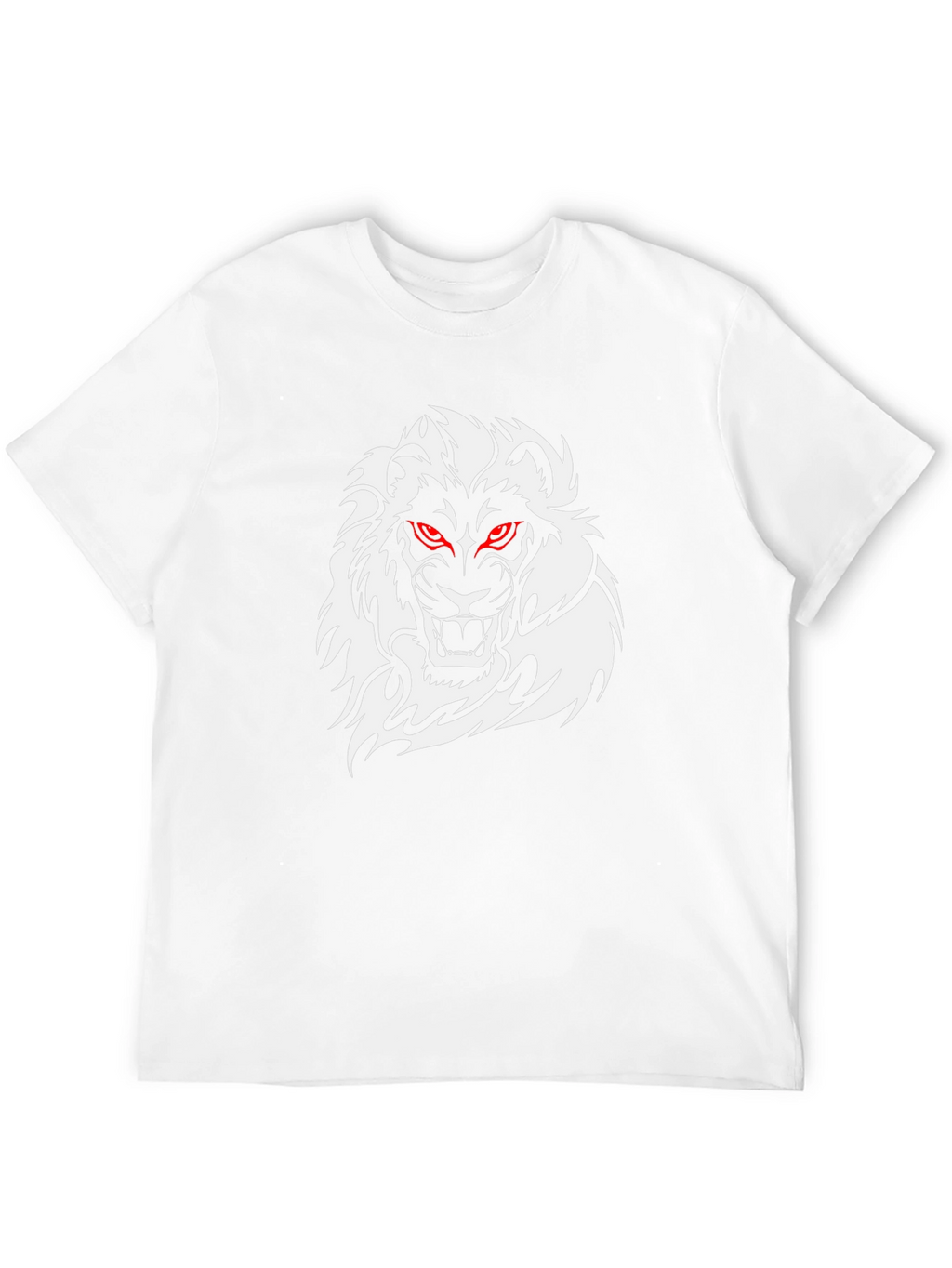 Mens Black Lion Graphic T-Shirt