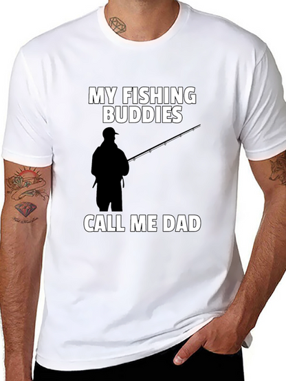Fishing Buddies Dad Graphic Tee