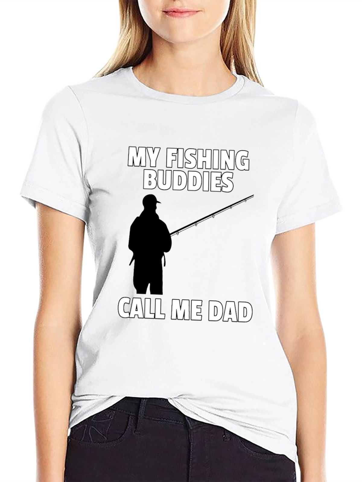 Fishing Buddies Dad Graphic Tee