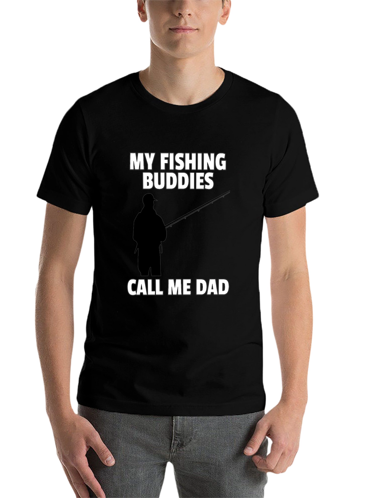Fishing Buddies Dad Graphic Tee
