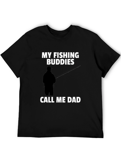 Fishing Buddies Dad Graphic Tee