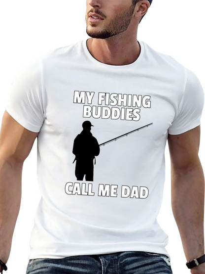 Fishing Buddies Dad Graphic Tee