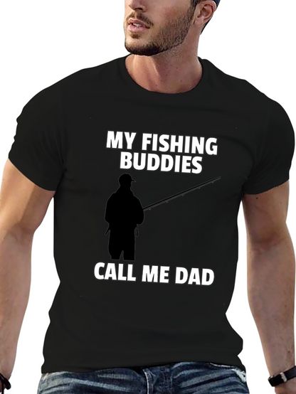 Fishing Buddies Dad Graphic Tee