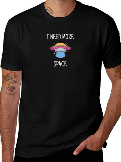 I Need More Space UFO Graphic T-Shirt