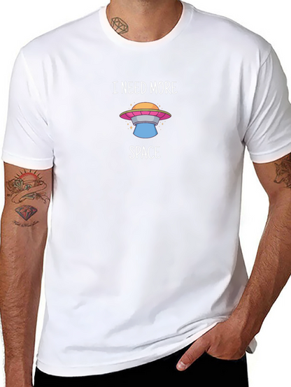 I Need More Space UFO Graphic T-Shirt