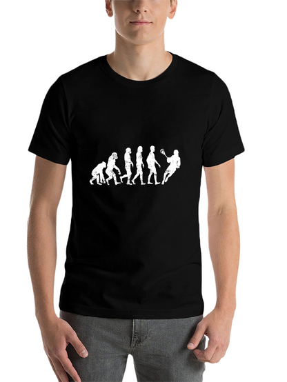 Lacrosse Evolution T-Shirt -  Funny Sports Tee