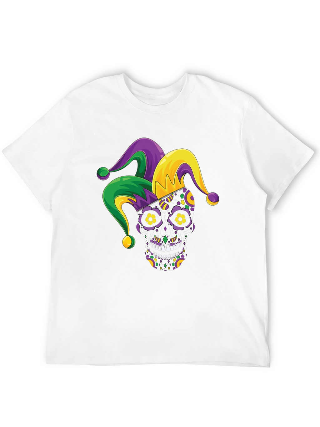 Mardi Gras Sugar Skull T-Shirt