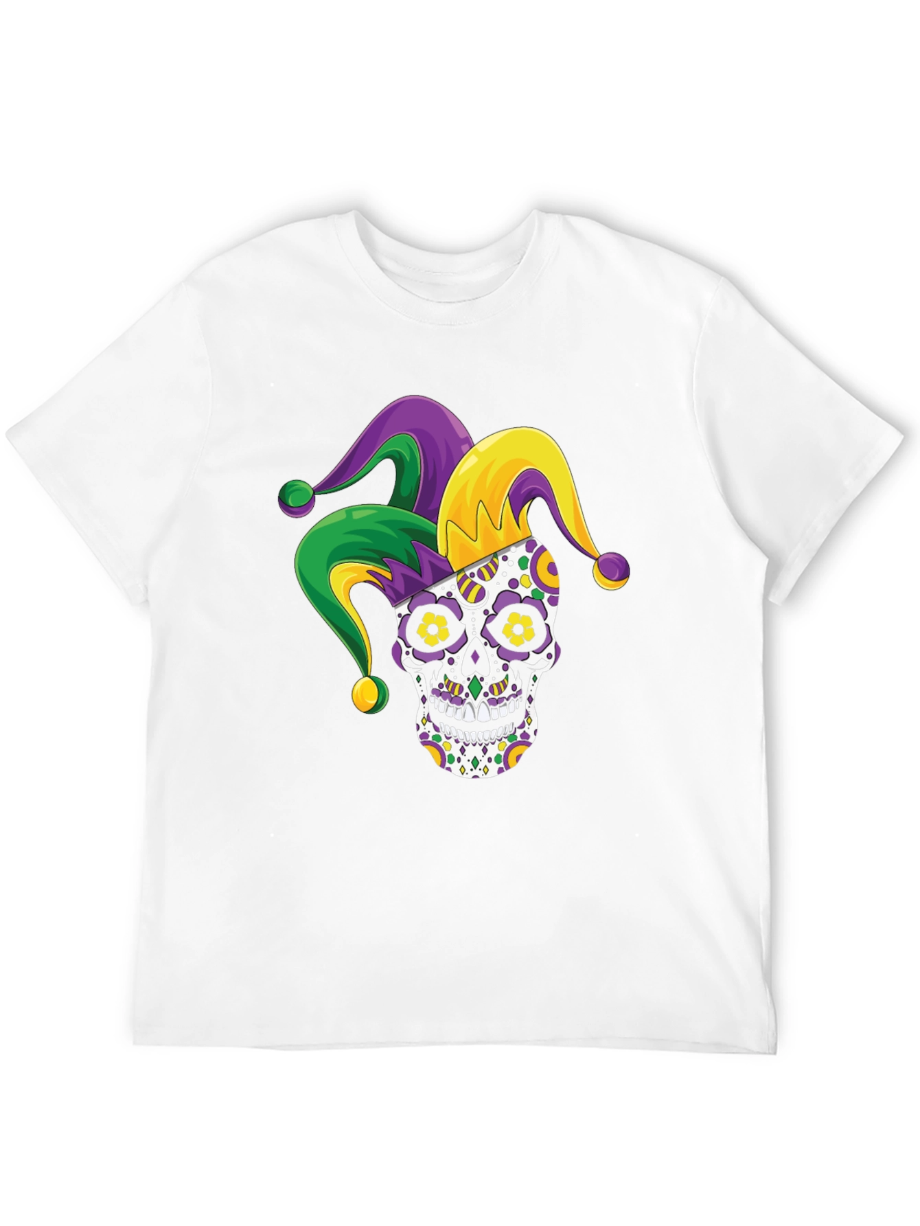 Mardi Gras Sugar Skull T-Shirt