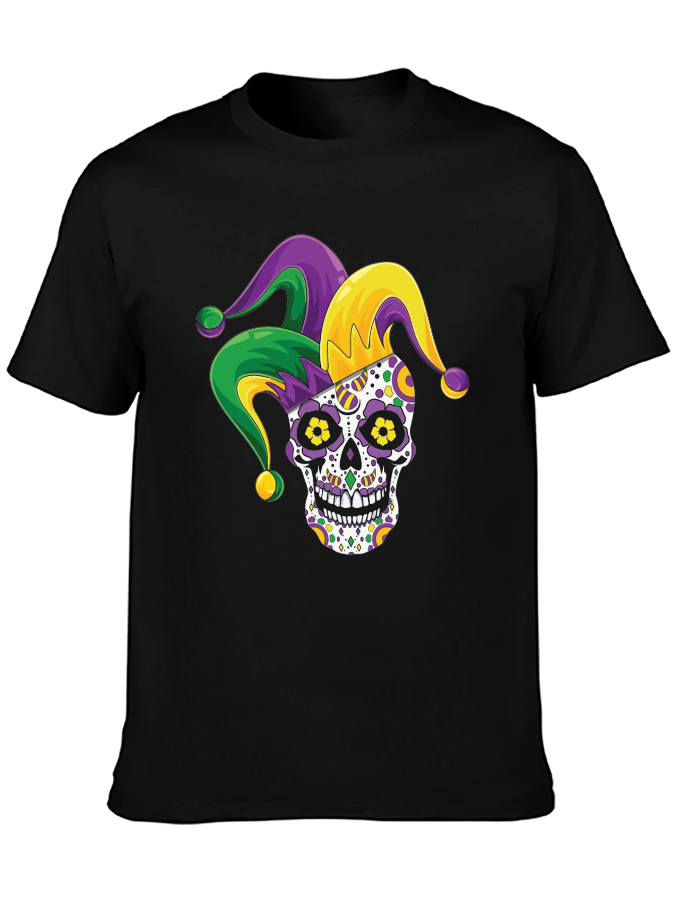 Mardi Gras Sugar Skull T-Shirt