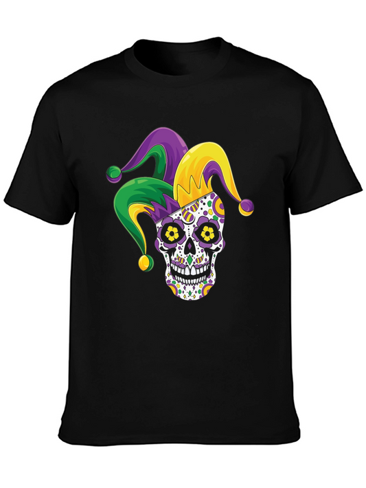 Mardi Gras Sugar Skull T-Shirt