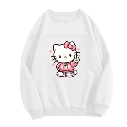 Chic Casual All-Match Daily Wear Crewneck Sweatshirt