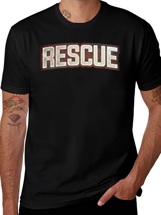 Rescue Graphic Tee - Vintage Look