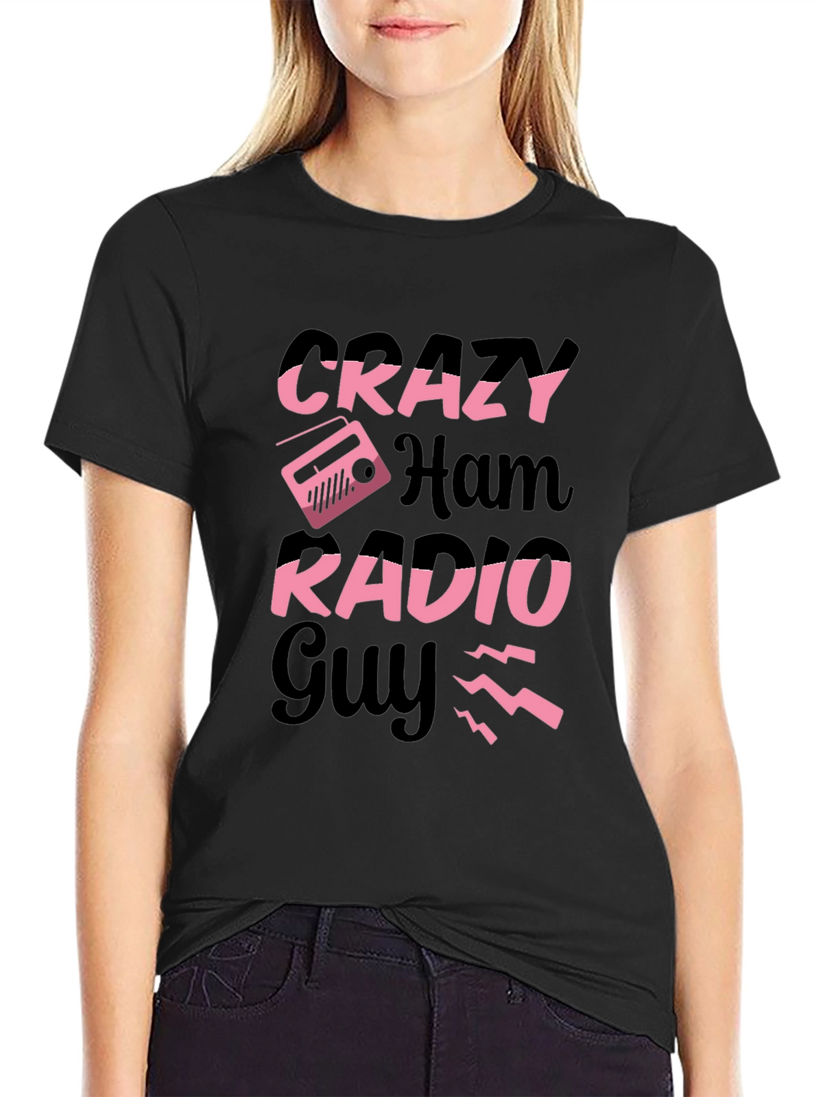 Crazy Ham Radio Guy T-Shirt