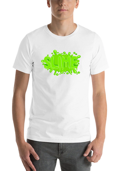 Green Slime Graphic Black T-Shirt