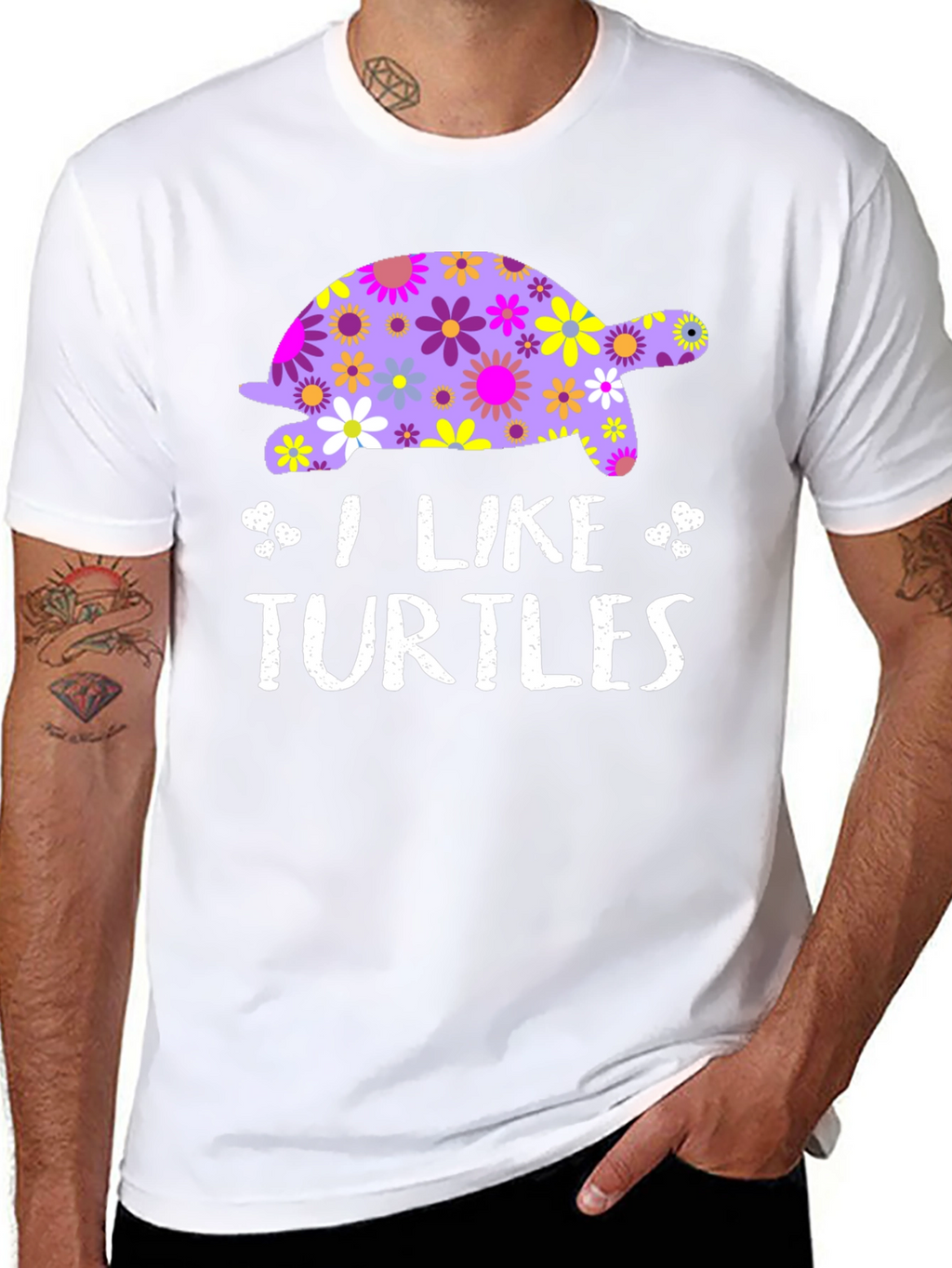 I Like Turtles Graphic T-Shirt