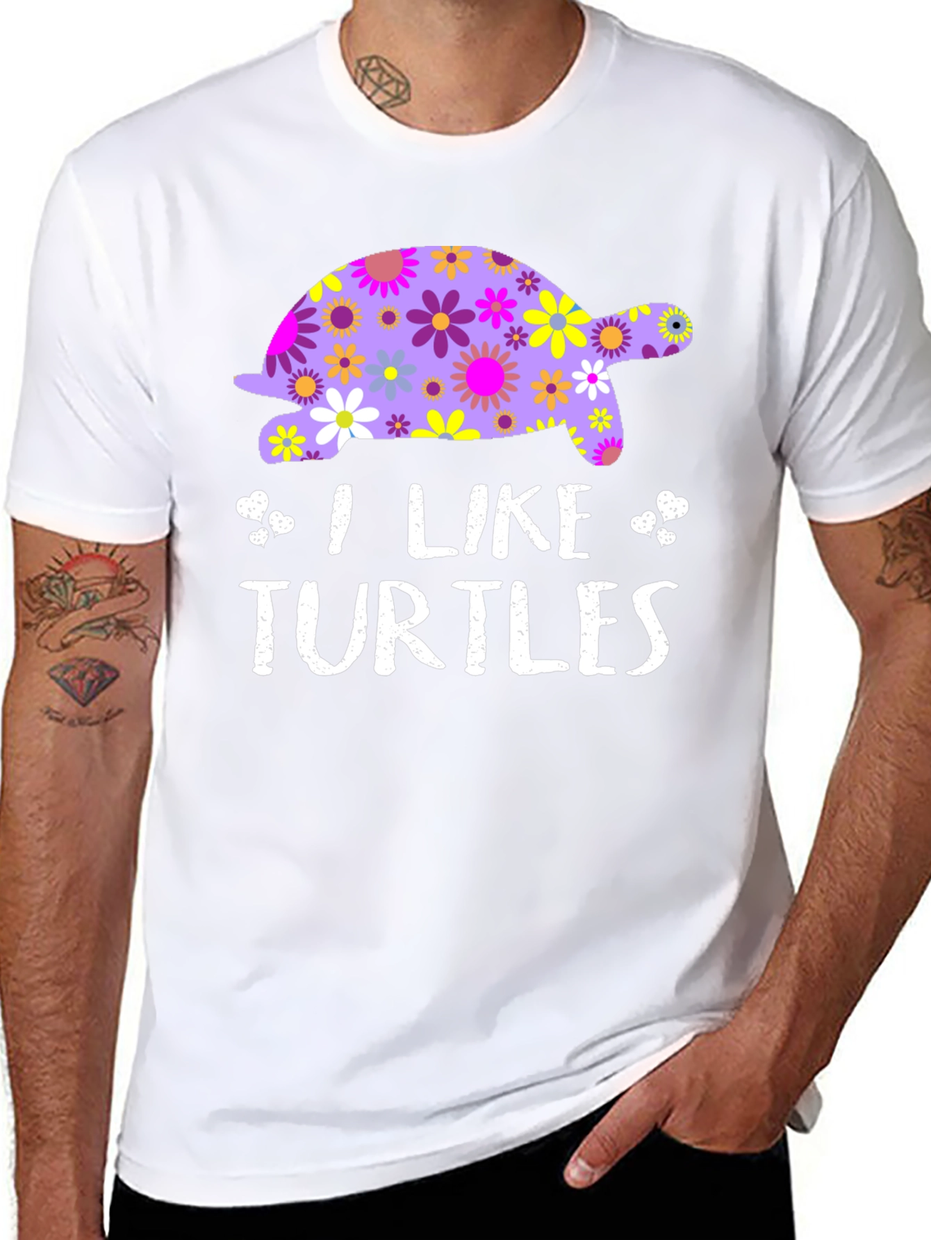 I Like Turtles Graphic T-Shirt