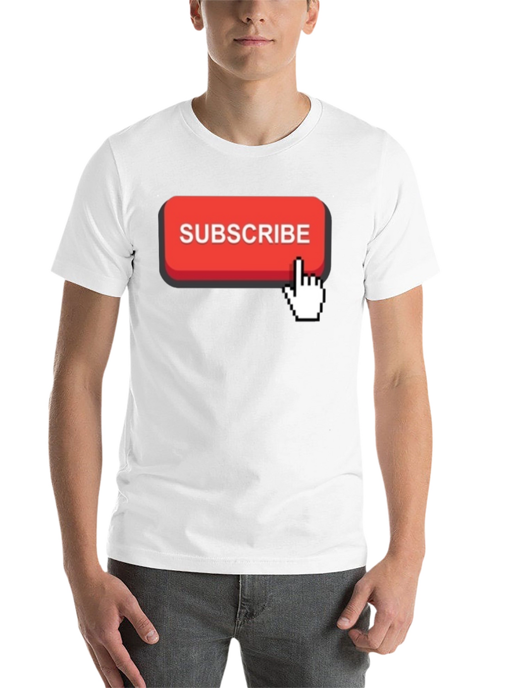 Subscribe Button Graphic T-Shirt