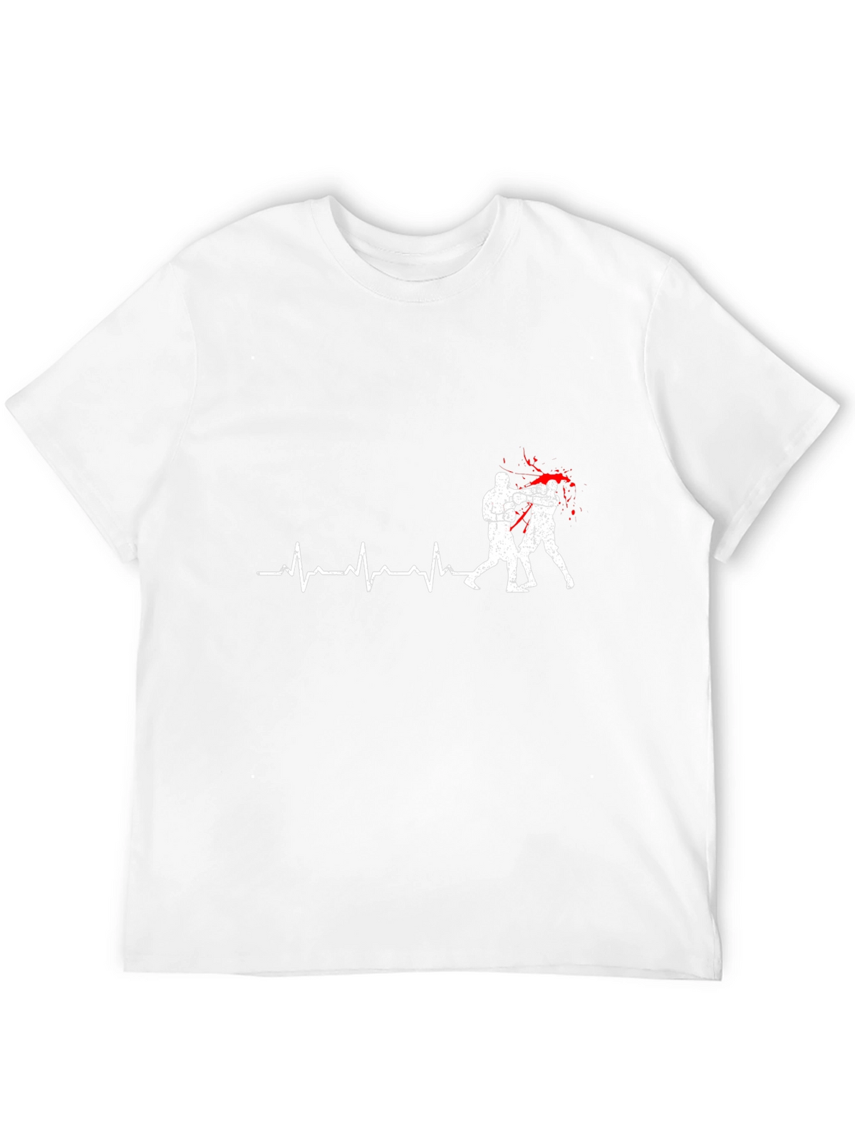 Boxing Heartbeat T-Shirt - Fight Life Tee