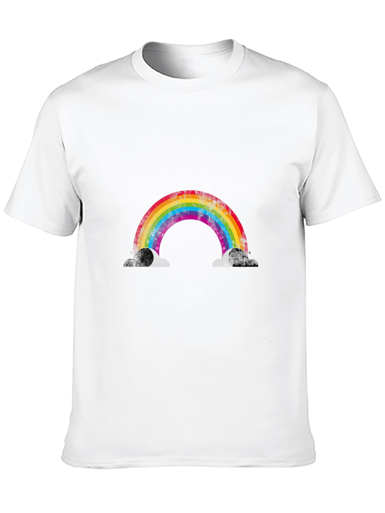 Rainbow Graphic Black T-Shirt