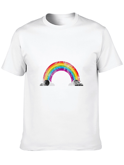 Rainbow Graphic Black T-Shirt