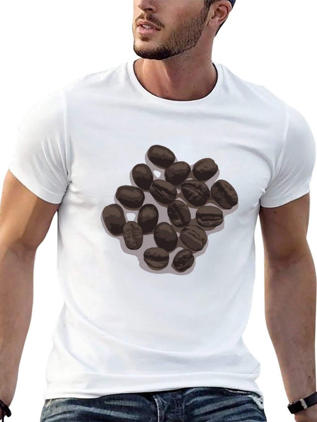 Coffee Bean T-Shirt - Black Graphic Tee