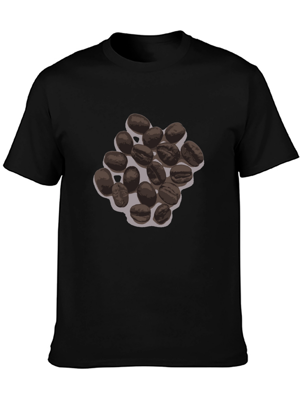 Coffee Bean T-Shirt - Black Graphic Tee