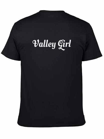 Valley Girl Tee - Classic Black Cotton T-Shirt