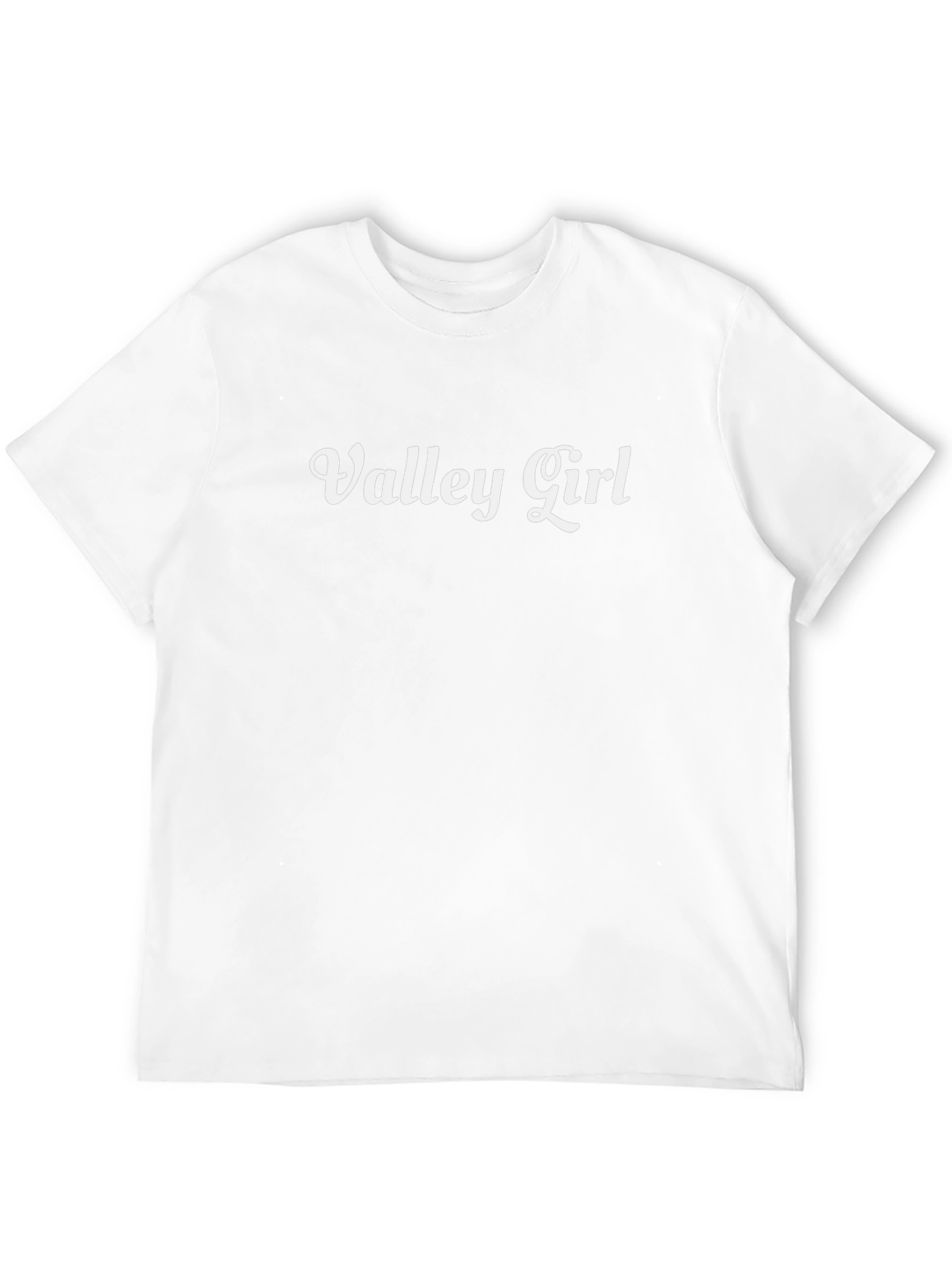 Valley Girl Tee - Classic Black Cotton T-Shirt