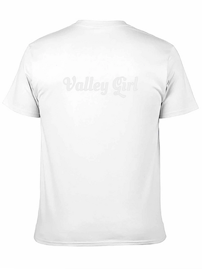 Valley Girl Tee - Classic Black Cotton T-Shirt