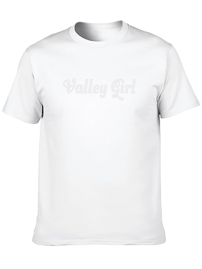 Valley Girl Tee - Classic Black Cotton T-Shirt