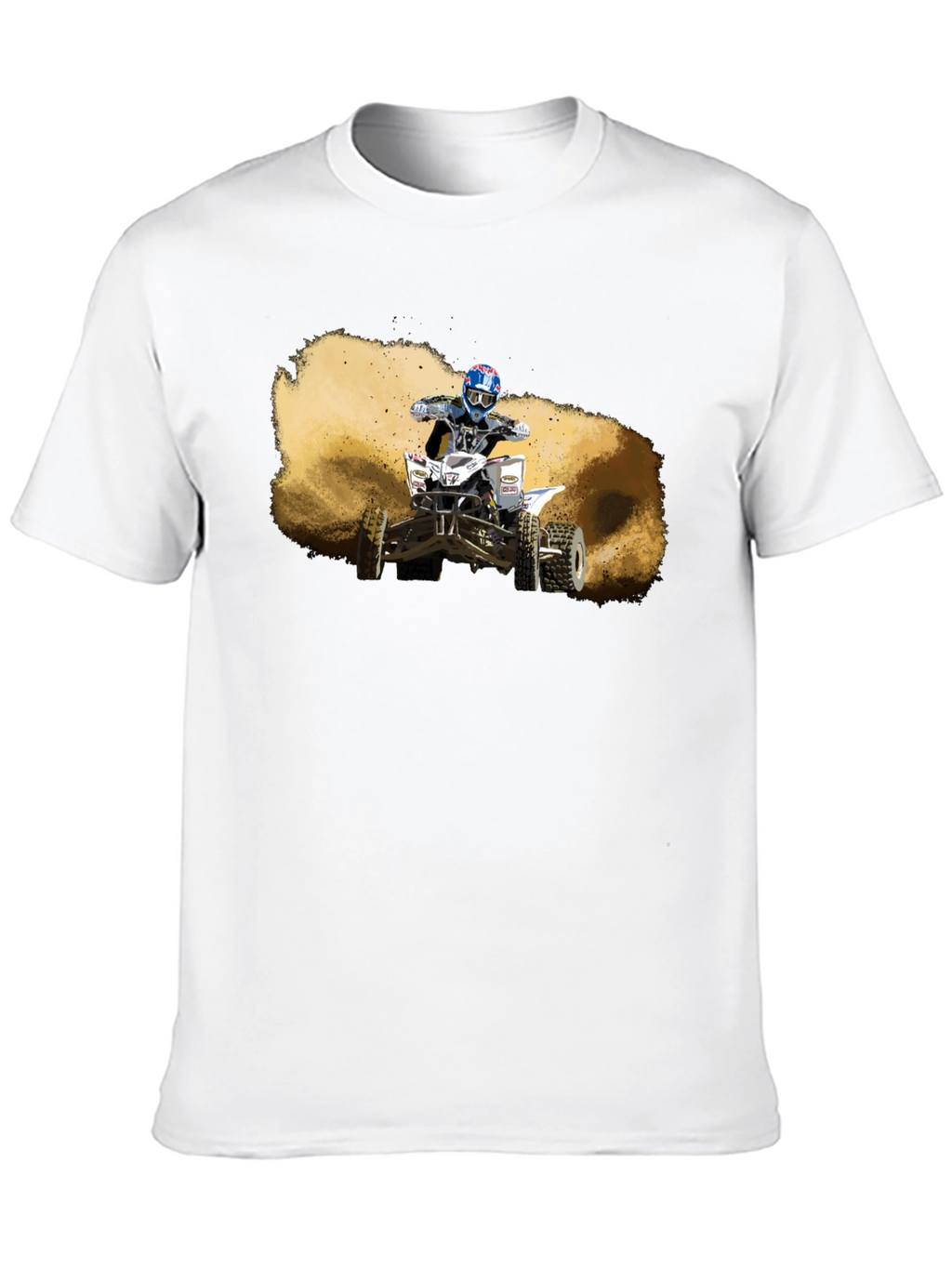 ATV Rider Graphic T-Shirt - Black Cotton Tee